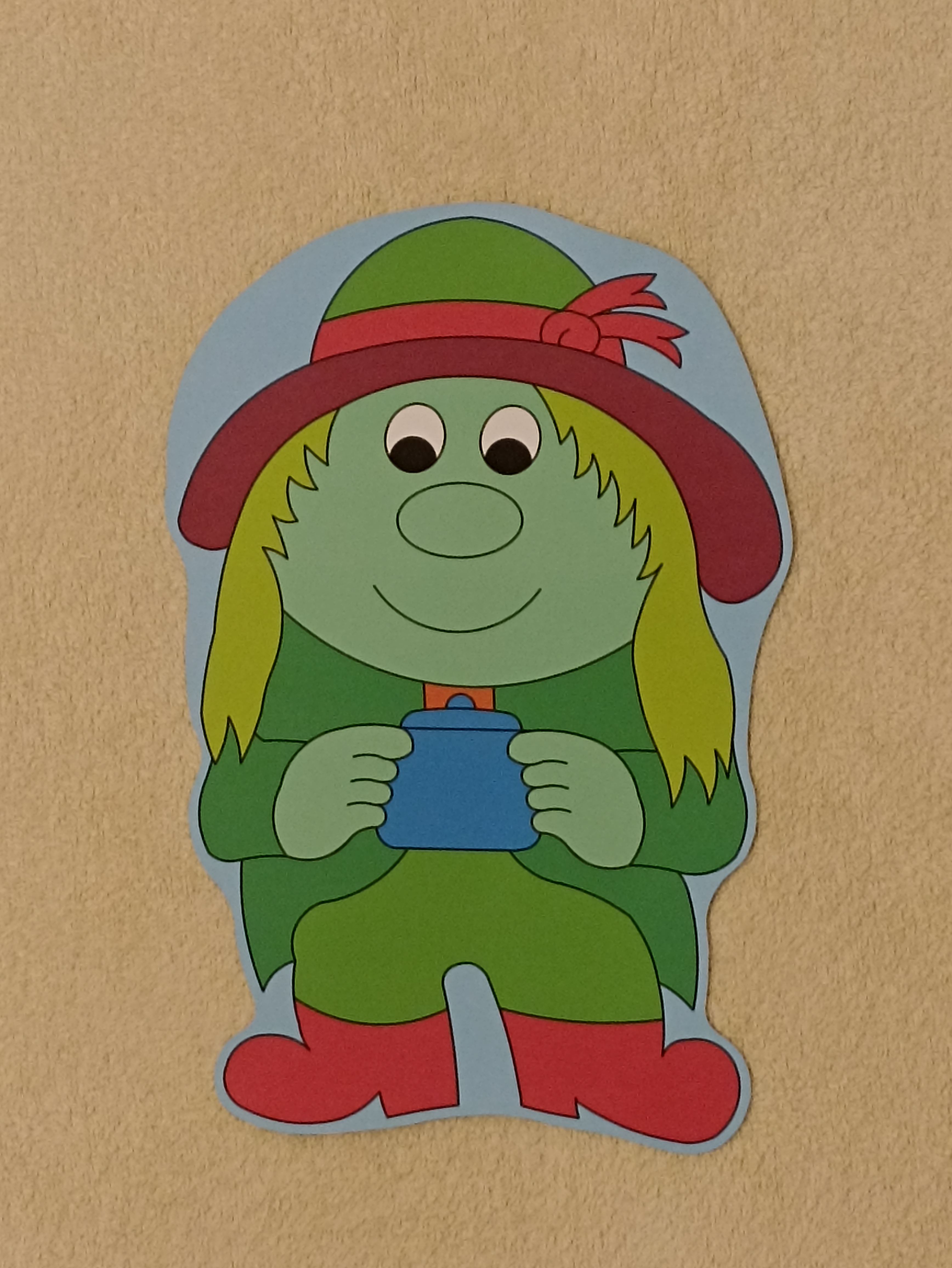 Nálepka na zeď - Vodník