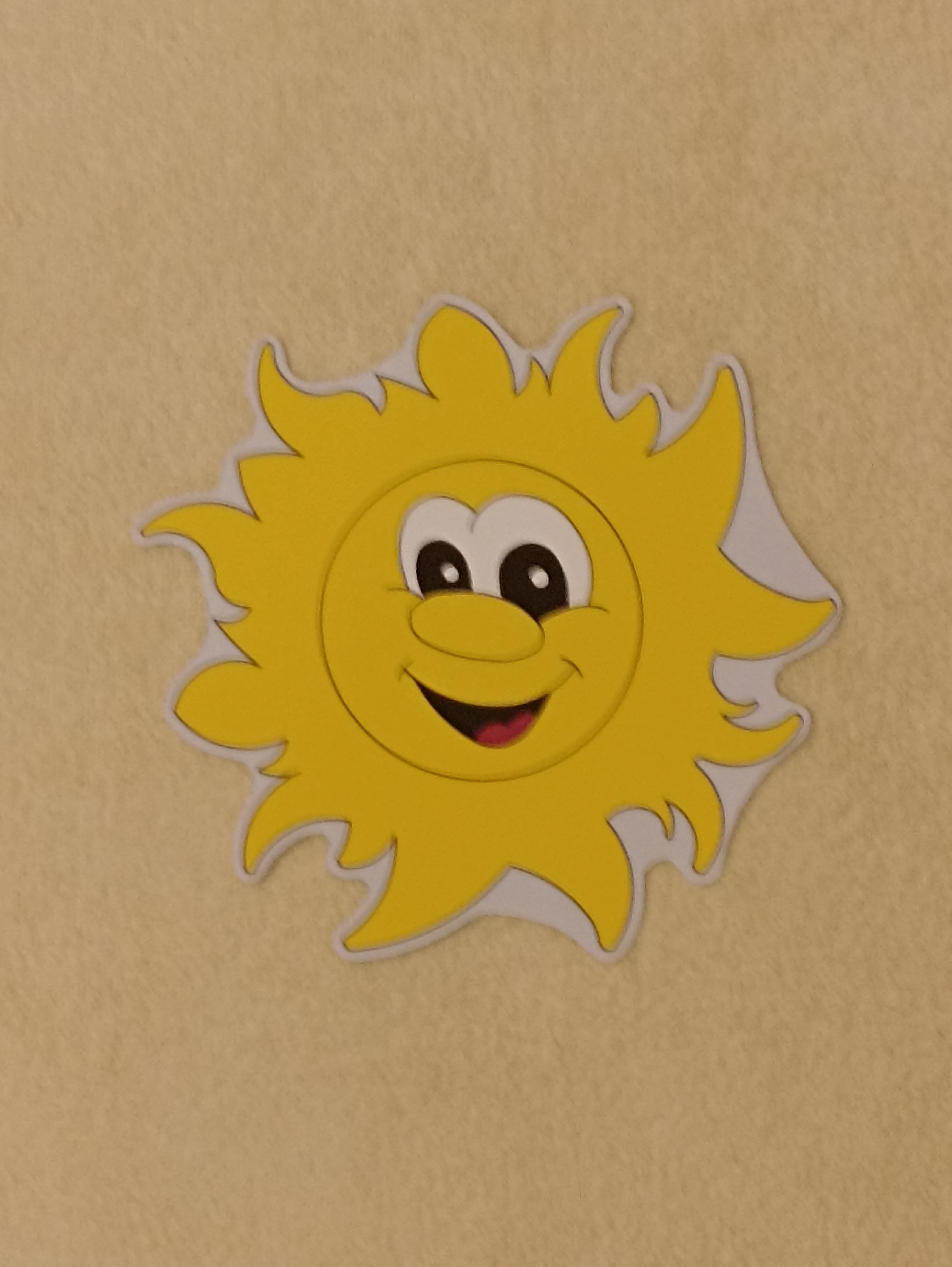 Nálepka na zeď - Slunce