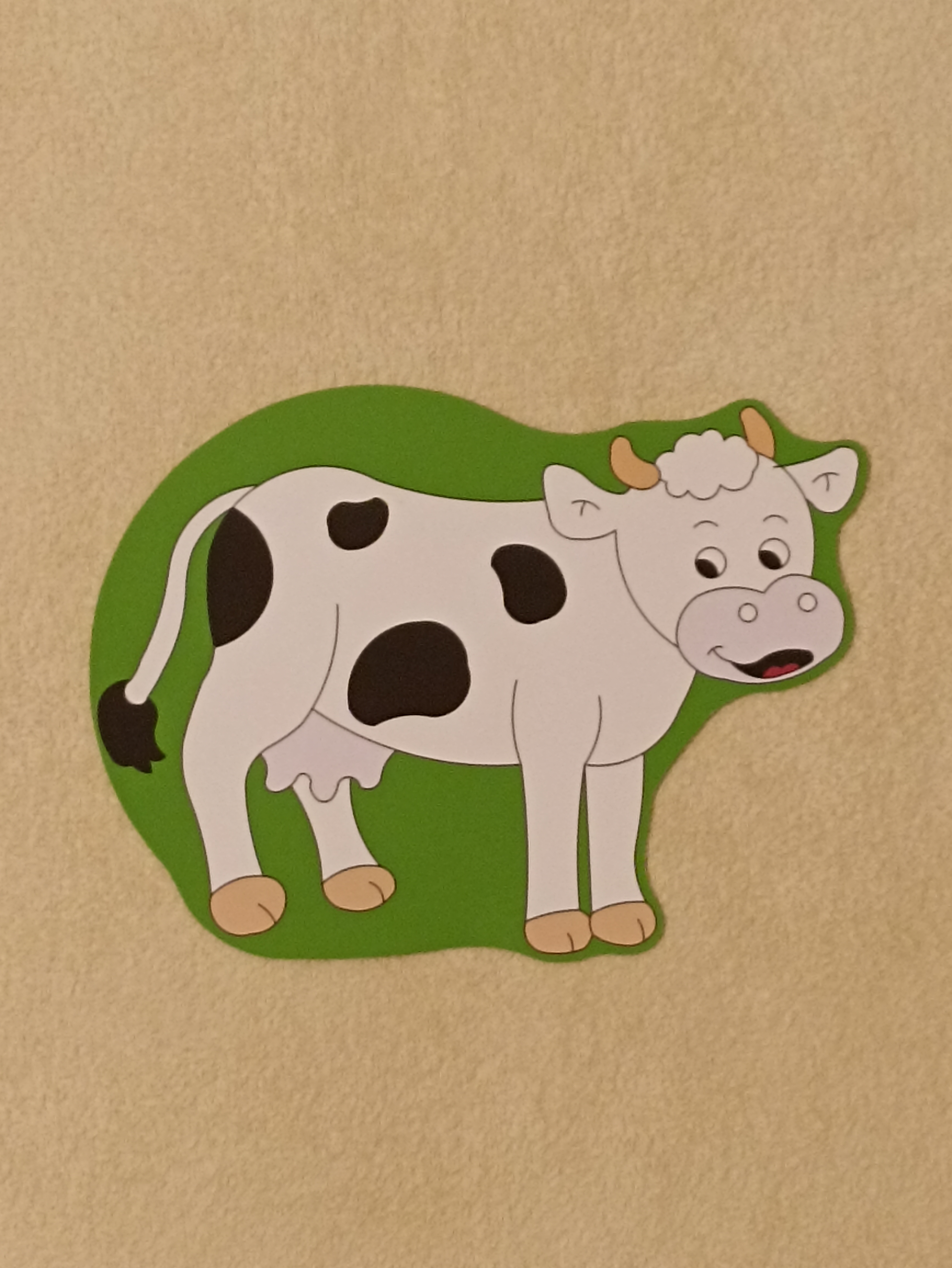 Nálepka na zeď - Kravička