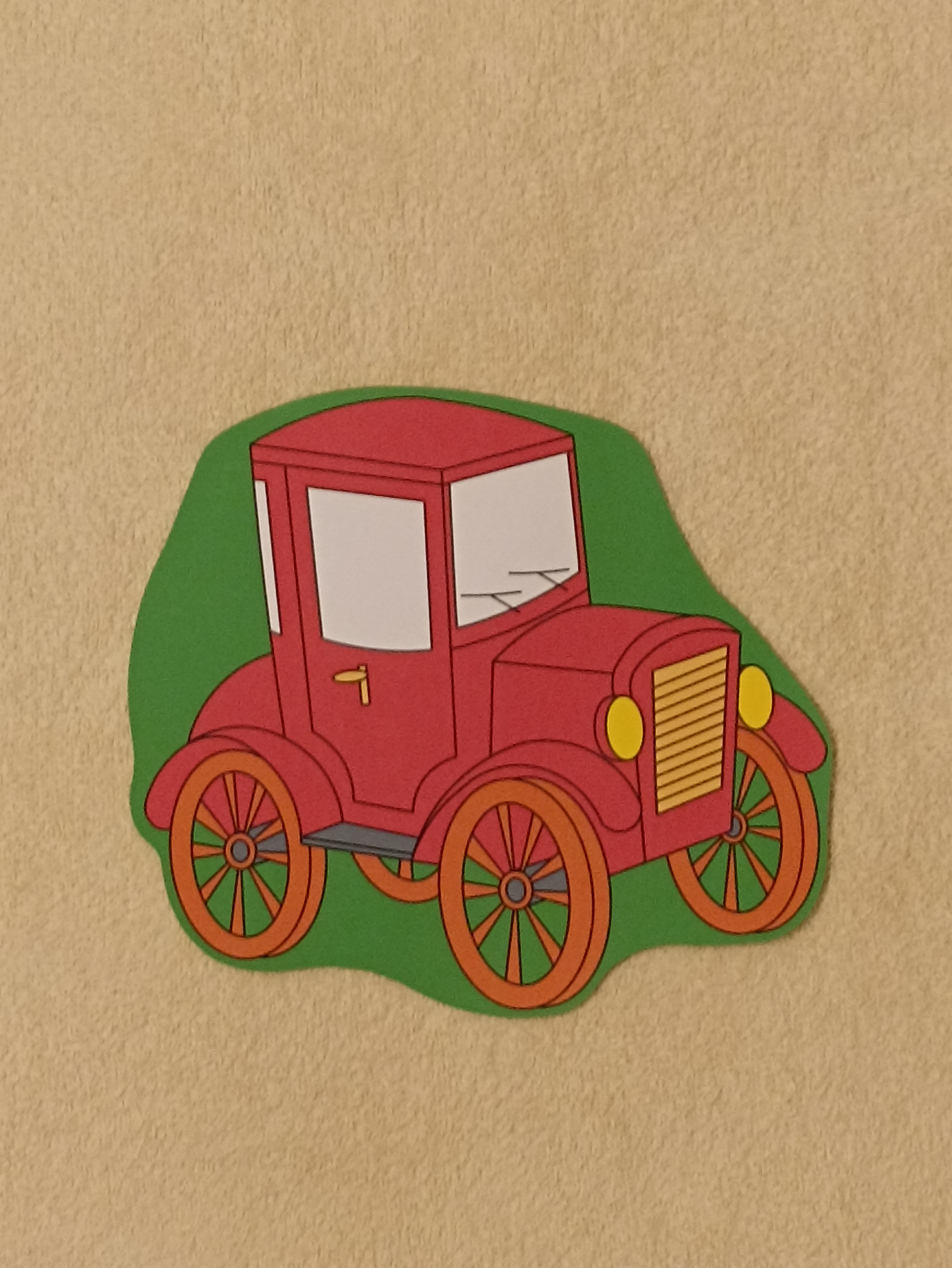 Nálepka na zeď - Staré auto