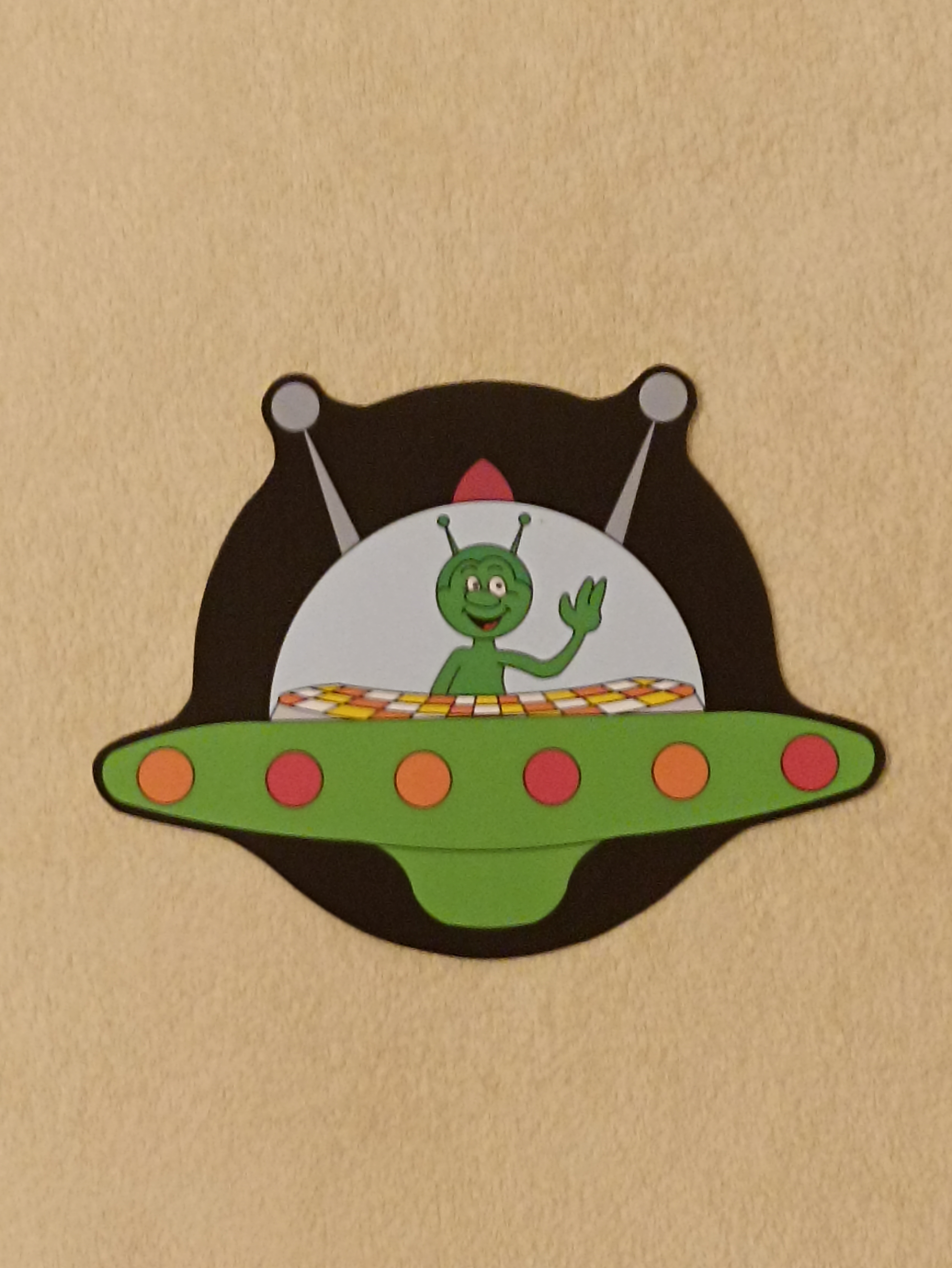 Nálepka na zeď - Ufo