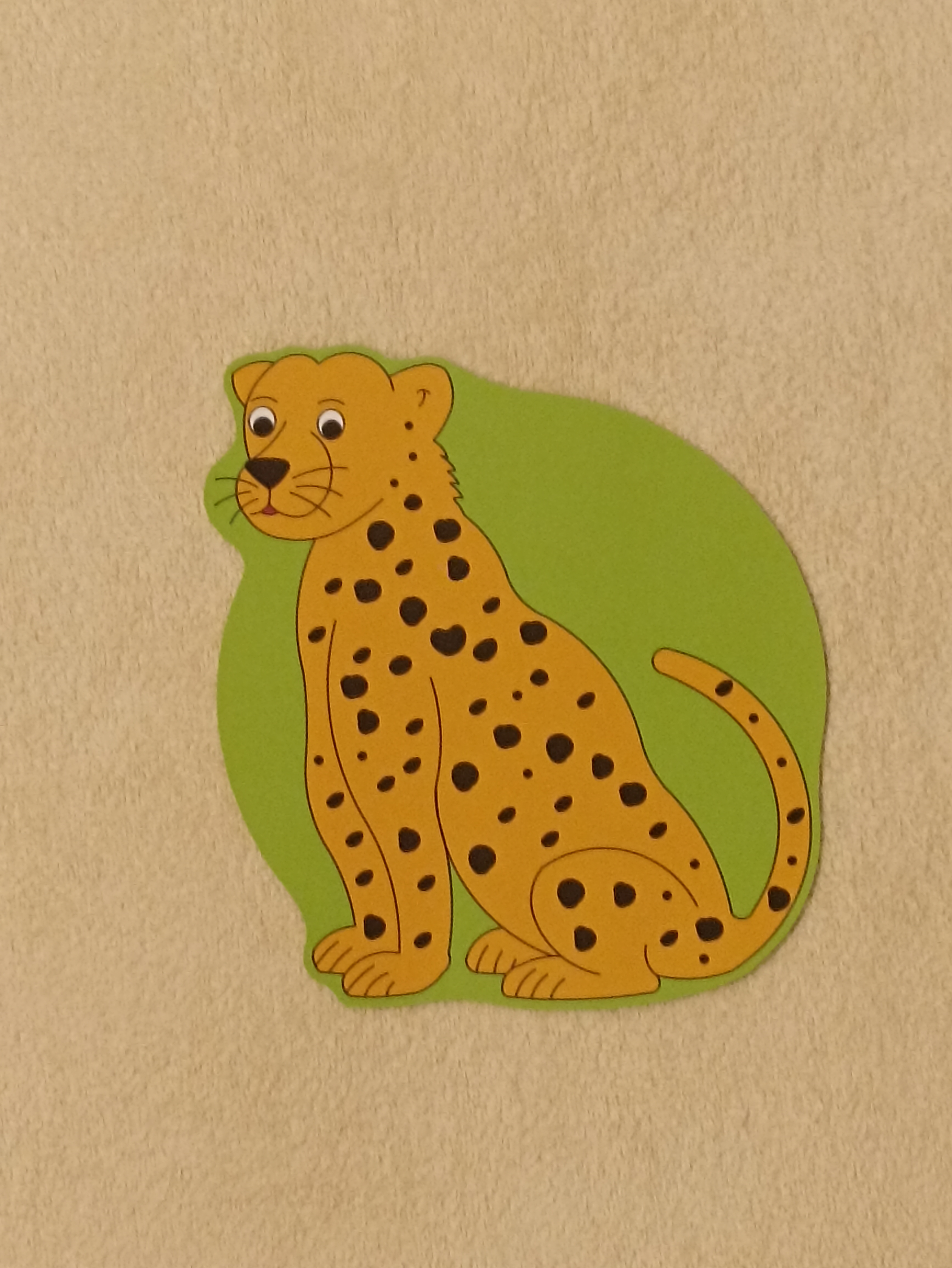 Nálepka na zeď - Gepard