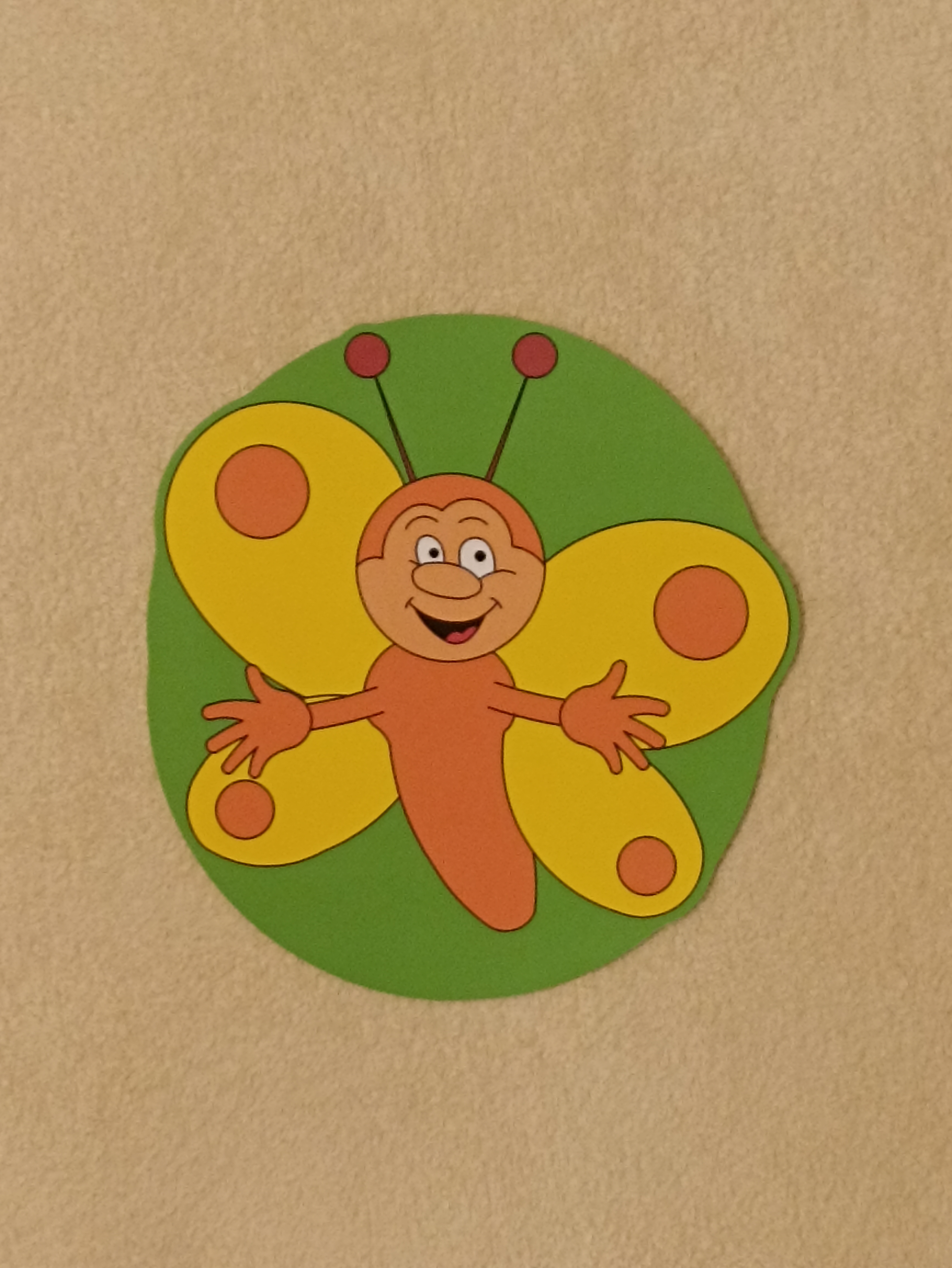 Nálepka na zeď - Motýl