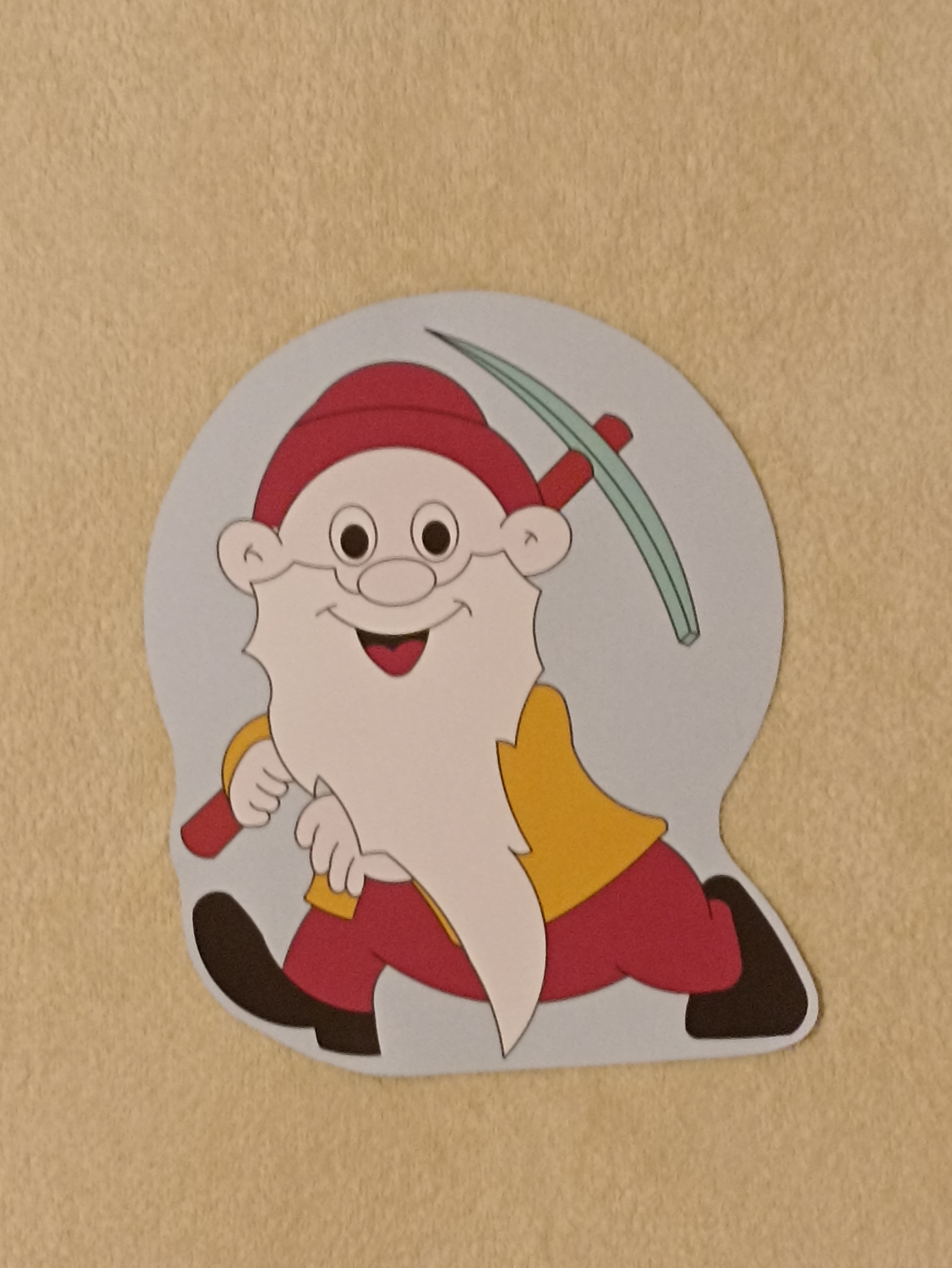 Nálepka na zeď - Trpaslík