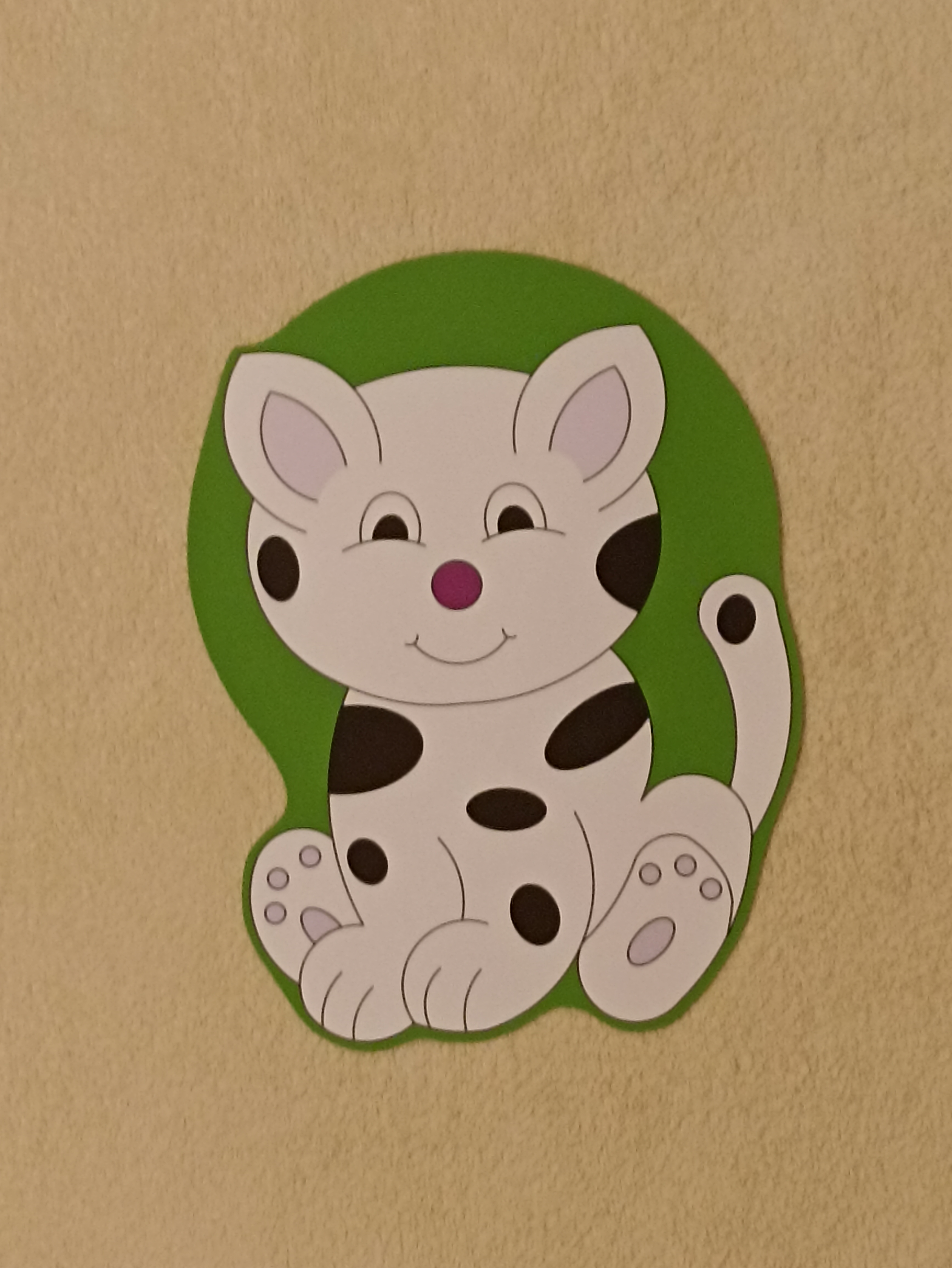 Nálepka na zeď - Kotě